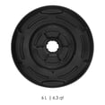 thumbnail image 3 of Tierra Verde 14.75" x 3.6" H Round Umbrella Base, Low Profile Easy-Fill Stand, Black, 3 of 5