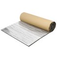 thumbnail image 1 of Unique Bargains 590mil 15mm 8.1sqft Alfombra de Aislamiento Acústico para Coche Material de Escudo Térmico Autoadhesivo para Capó Cubierta de Motor de Barco 59.06"x19.69" Tono Plateado, 1 of 1