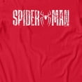 thumbnail image 3 of Marvel Spider-Man Brand New Day Men's Spidey Web Logo Fill T-Shirt (Red, S-XXXL), 3 of 4