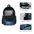 thumbnail image 4 of Zufioo Celestial Ram Night Sky Pattern Adult Backpack,Wear-resistant and Breathable Multi-pocket Backpack, Suitable for Travel, Business and Outdoor Activities, 4 of 9