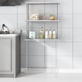 thumbnail image 3 of 12'' x 30'' Stainless Steel Overshelf,2 Tier Kitchen Overshelf for Prep & Work Table,Adjustable Shelf, for Kitchen, Restaurant, Garage, 3 of 7