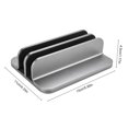 thumbnail image 3 of EeaseCA Vertical Type Laptop Bracket Aluminum Alloy Laptop Stand Computer Holder, 3 of 8