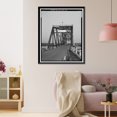 thumbnail image 3 of Historic Framed Print, Bacon Island Road Bridge, Spanning Middle River at Bacon Island Road, Stockton vicinity, San Joaquin County, CA - 12, 17-7/8" x 21-7/8", 3 of 9