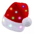 thumbnail image 1 of 2 Luces LED, Accesorios Para Sombrero De Papá Noel, Divertido Sombrero De Navidad Para Fiesta De Disfraces, 45cm Para Adultos, 1 of 8
