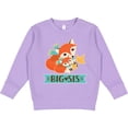 thumbnail image 2 of Inktastic Big Sis Woodland Fox Sister Toddler Sweatshirt, 2 of 4