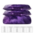 thumbnail image 2 of 3 Pcs Soft Bedding Set, Includes 1 Duvet Cover with Zipper And 2 Pillow,Shams Purple Wolf King(102"×90"), 2 of 8