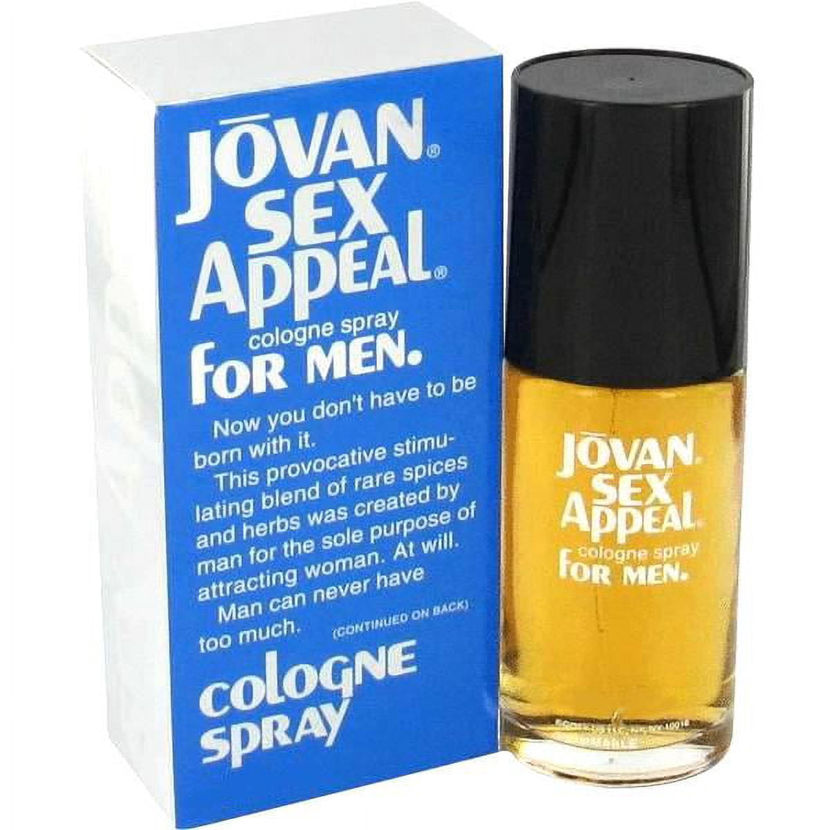 Jovan Sex Appeal by Coty for Men - 4 oz After Shave Cologne Splash
