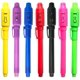 thumbnail image 1 of Bolígrafo de tinta Invisible, 7 Uds., último bolígrafo espía con luz UV, rotulador mágico de espía, bolígrafos para niños para fiesta de mensajes de cumpleaños secretos BANYUO  Hogar, 1 of 5