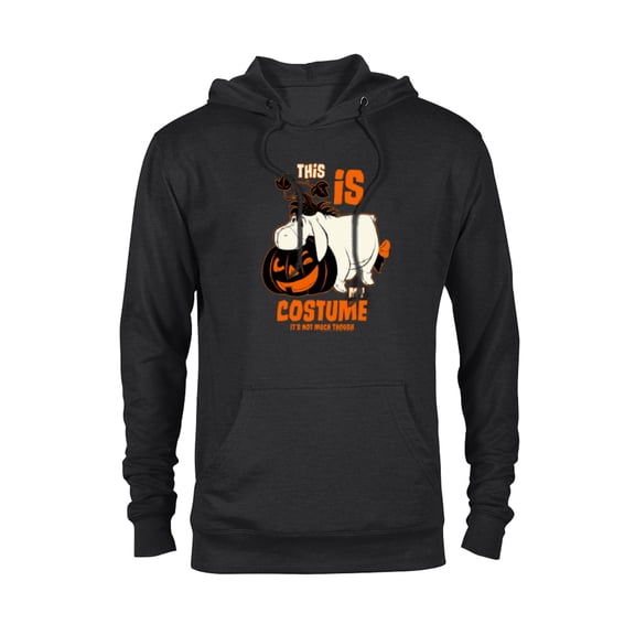 Disney Winnie the Pooh Eeyore This is my Costume Halloween - Pullover Hoodie for Adults - Customized-Black