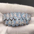 thumbnail image 4 of 8 Zircon Hip Hop Braces, Colour: Gold Lower Teeth Gold Lower Teeth, 4 of 4