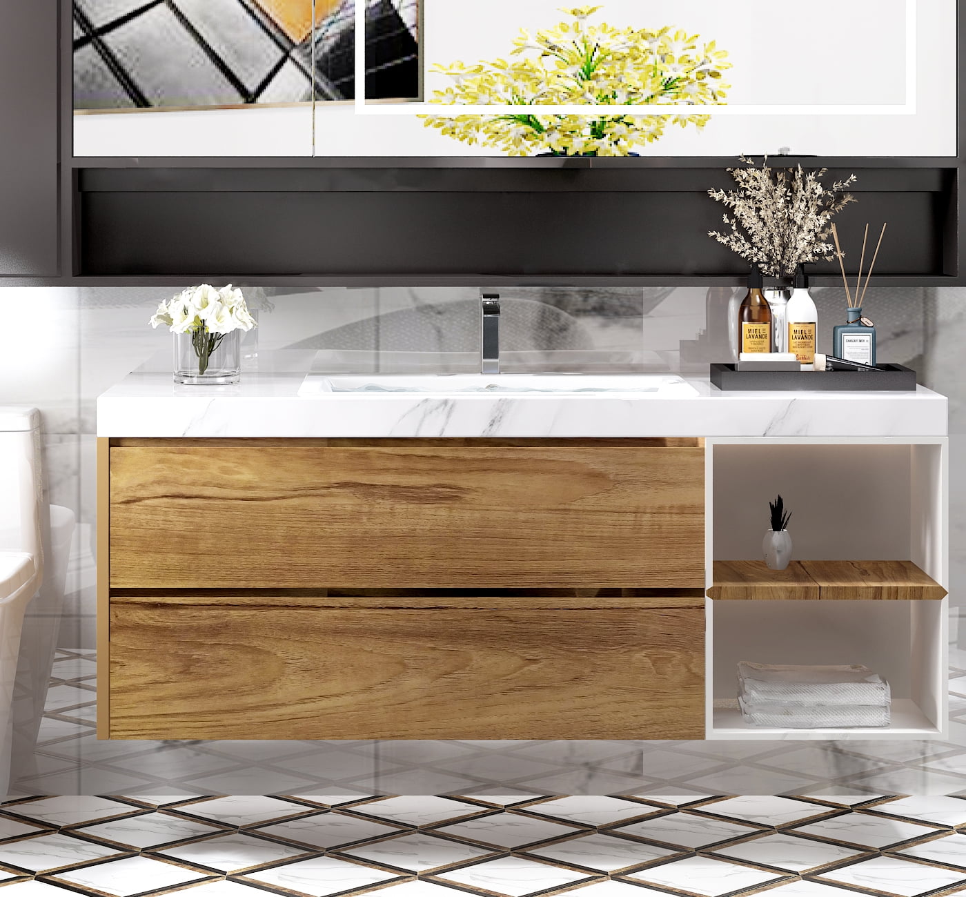 Rustic Wood Contact Paper 395"x15.8" AbaBoorty Wood Grain Wallpaper Peel and Stick Wall Paper Vinyl Wrap Paper Farmhouse Removable Wallpaper for Decor Kitchen Counter Cabinets Desk Table Top Cupboard
