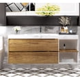 thumbnail image 2 of AbaBoorty 15.8"x78.8" Wood Grain Contact Paper Wood Wall Paper Wood Peel and Stick Wallpaper Waterproof Self Adhesive Wood Paper Countertop Desk Table Top Sticker Cover Wood Vinyl Wrap for Cabinets, 2 of 7
