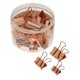 thumbnail image 5 of Paquete de 42 Clips de metal para carpetas Abrazaderas de papel Surtido Resistente Reutilizable Conveniente , oro and rosa, 19-32mm Yotijar Grapas de acero clips de la carpeta, 5 of 9