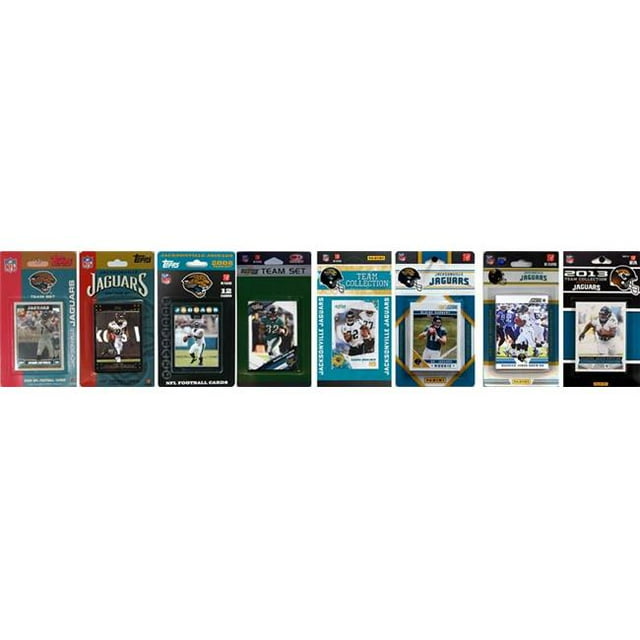 NFL Jacksonville Jaguars 9 Ensembles de Cartes à Collectionner sous Licence Différentes