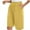 Yellow, variant on Pxkloy Bermuda Shorts for Women 2025 Summer Casual Loose Comfy Beach Short Elastic Waist Knee Length Shorts with Pockets Army Green,XXL