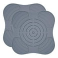 thumbnail image 1 of Juego de 2 tapetes de silicona para secar platos, resistentes al calor, para ollas y sartenes. Gris, 1 of 9