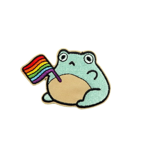 Ysmzzmsy 1 PCS Rainbow Iron On or Sew On Embroidered Homosexuality Patch