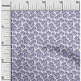 thumbnail image 2 of oneOone Cotton Silk Medium Purple Fabric Floral Fabric For Sewing Printed Craft Fabric By The Yard 42 Inch Wide, 2 of 5