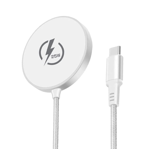 25W Wireless Charger,Magnetic Fast Charging Pad for iPhone 17/16/15/14/13/12 Series & AirPods, Strong Magnet,Thin & Portable Wireless Charger for Travel Home Office