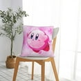 thumbnail image 7 of Throw Pillow Covers 20"x20" Inch, Kirby Decorative Pillow Case for Sofa Couch Chair Bedroom Modern Decor, 7 of 7