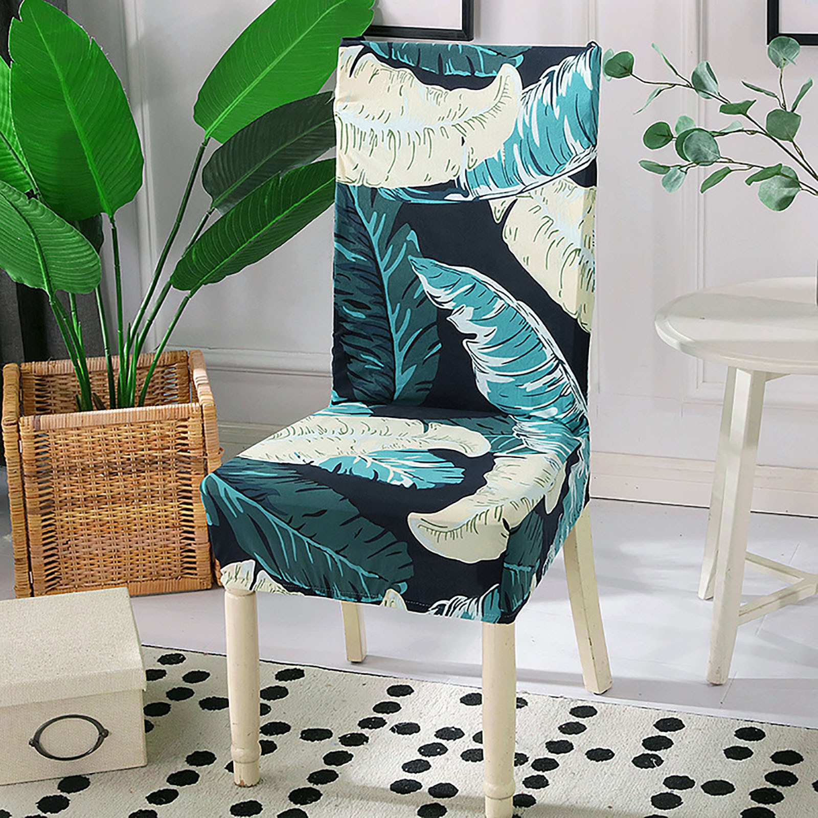 yuehao sofa cover chair cover stretch chair package chair cover one-piece stretch chair cover cover restaurant elastic h - image 2 of 2