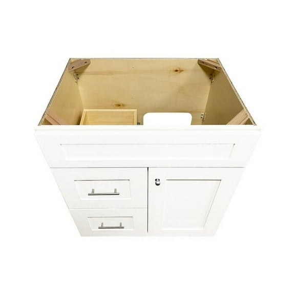 Disar 30'' Bathroom Vanity With Left Drawer Base Only