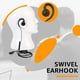 thumbnail image 3 of Auricular giratorio para walkie-talkie con micrófono de 2 pines y tubo en espiral, compatible con RT22, RT21, H-777, RT68, H-777S y RT22S., 3 of 4