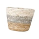 thumbnail image 2 of Cesta tejida para plantas, cesta de estilo rústico con forro impermeable para almacenamiento XS, 2 of 9