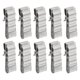 thumbnail image 1 of unbranded 30Ud Soporte De Cable Para Marcos De Panel Solar Acero Inoxidable Plata, 1 of 8
