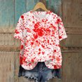 thumbnail image 2 of Towmus Women's Shirt Graphic Tees Halloween Clothes Loose Fit Casual Crew Neck Short Sleeve Tops, 2 of 6