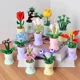 thumbnail image 2 of Ramos de flores ensamblados Bloques de construcción Arreglos florales Juguetes Pequeñas partículas Flores inmortales Regalos de cumpleaños, 2 of 5