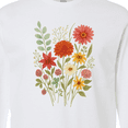 thumbnail image 4 of Inktastic Floral Watercolor Bouquet Art Long Sleeve T-Shirt, 4 of 5
