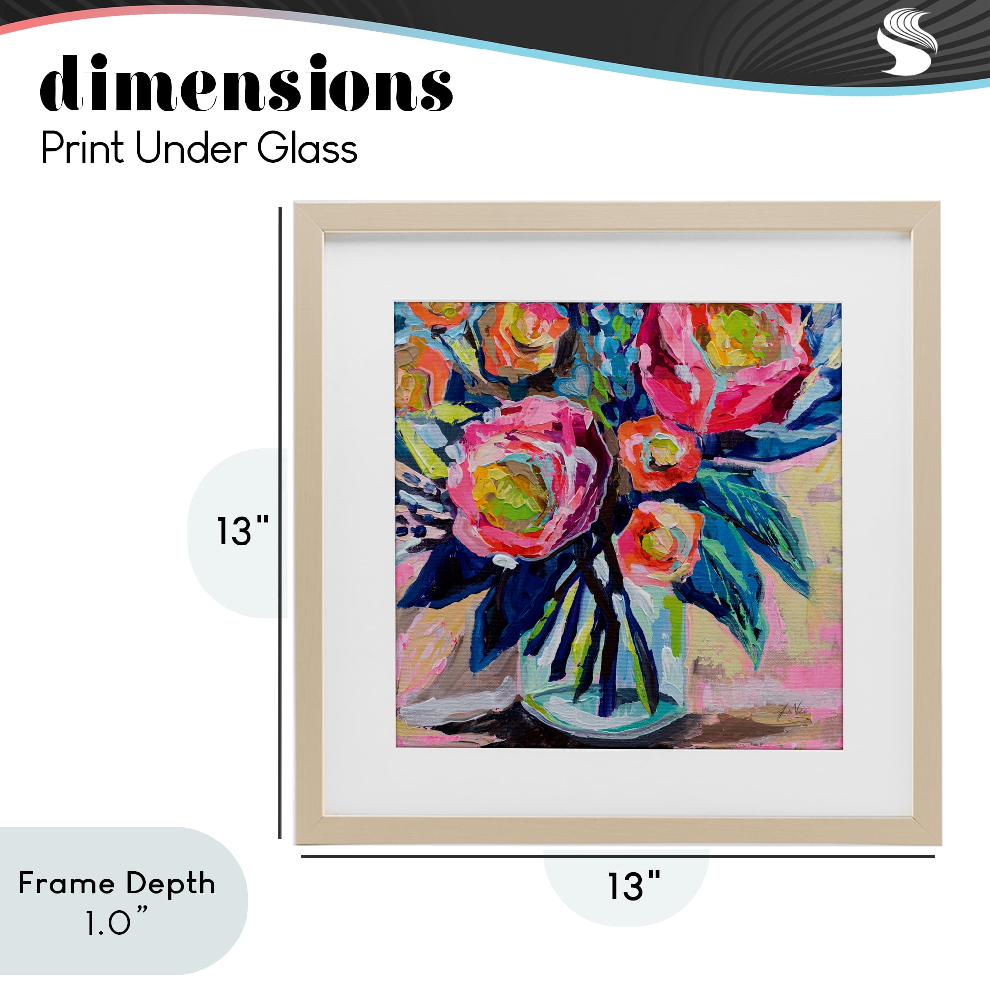 Stupell Industries Because You Love Me Birch Framed Print Under Glass, design by Jeanette Vertentes