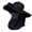 Black, variant on HJYCHN Summer Outdoor Sun Hat with Built-in Ventilation Fan and Adjustable Drawstring for Comfort and Grey One Size