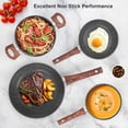thumbnail image 6 of 11-Piece Granite Nonstick Cookware Set with Induction Base, Dark Gray Pots and Pans for All Stovetops, 6 of 6