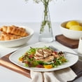 thumbnail image 4 of Stone + Lain Delilah Porcelain Collection Dish Set, 6 Dinner Plates Service for 6, Cream, 4 of 6