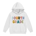 thumbnail image 4 of RMGVDSD Hoodies for Girls Back To School Hooded Sweatshirts Letter Print First Day Of School Hoodie Pullover Tops Loose Fit Trendy Clothes Cute Sweatshirt 3-4 Years, 4 of 5