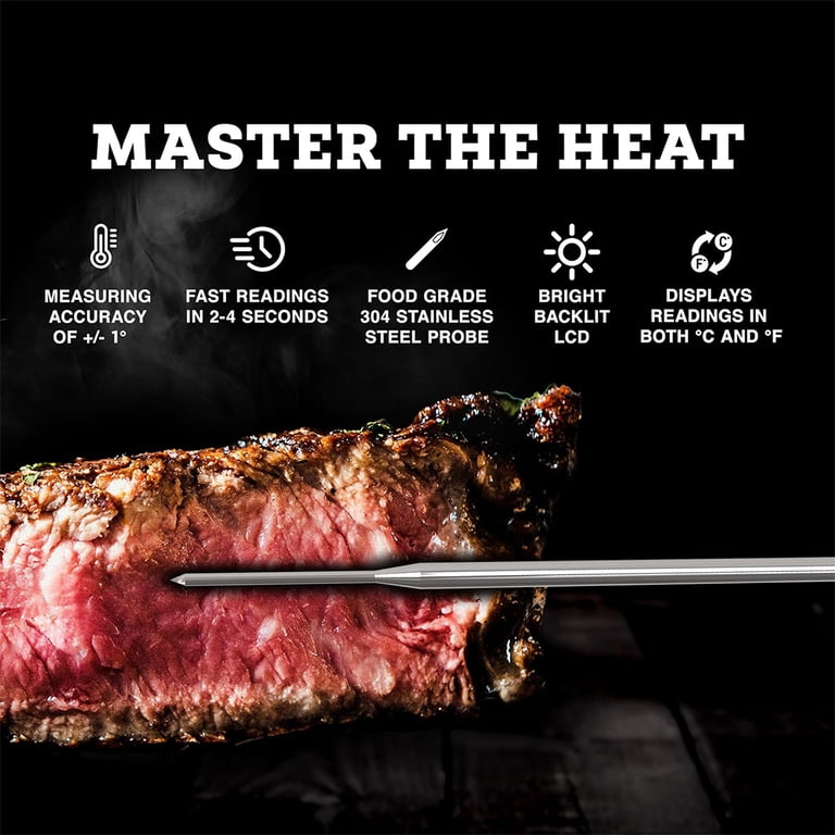 Cowin Digital Meat Thermometer, Waterproof photo 2