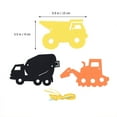 thumbnail image 2 of PBPBOX 2Pcs Hanging Ornament with Assorted Color Construction Vehicle Pattern for Party Decoration, 2 of 8