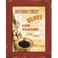 thumbnail image 2 of Pela Design 20x24 Black Ornate Wood Framed with Double Matting Museum Art Print Titled - New Orleans Jazz III, 2 of 4