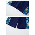 thumbnail image 4 of lnmuld Boys 2 Piece Dinosaur Swimsuit Kids Short Sleeve Rash Guard Set Size:2XL, 4 of 5
