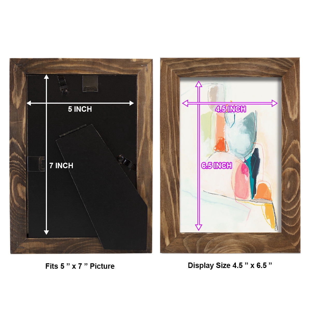 Factotum I -Framed Print w/glass-Walnut