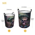 thumbnail image 3 of Picia Forest Mushroom Skull Large Laundry Basket, Waterproof, Freestanding Laundry Hamper, Collapsible Tall Clothes Hamper with Extended Handles-Medium, 3 of 8