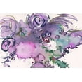 thumbnail image 2 of Dixon, Samuel 14x11 Black Ornate Wood Framed with Double Matting Museum Art Print Titled - Lavender Floral Splendor II, 2 of 4