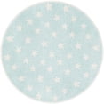 thumbnail image 2 of Unique Loom Whimsy Kids Collection Area Rug - Stars (3' 3" Round Clear Blue/Ivory), 2 of 9
