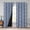 Grommet | Blue, variant on 100% Blackout Curtains 45 Inches Long 2 Panels for Bedroom Living Room Blue Grey Moroccan Geo Room Darkening Thermal Insulated Soundproof Grommet Top Window Treatments Drapes, 50x45 Set of 2