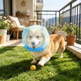 thumbnail image 5 of Pet Mesh Head Cover– Breathable Anti-Eating Hood for Cats & Dogs – Adjustable Outdoor Safety Snood for Walking & Travel(Blue), 5 of 5