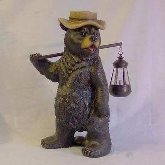 This Little Light of Mine Bear with Solar Lantern Figurine