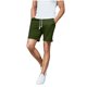 thumbnail image 2 of pstuiky Pantalones cortos de gimnasio, Pantalones cortos casuales, cómodos, con bolsillos sólidos, con cordón y vendaje para hombre Pantalones cortos de baloncesto, 2 of 6