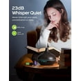 thumbnail image 4 of Homasy 500ml Aromatherapy Diffuser with Essential Oil Set 6x10mL, 23dB Super Quiet Essential Oil Diffuser Gift Set with 14 Color Lights 4 Timers for Home Bedroom Office, 4 of 6